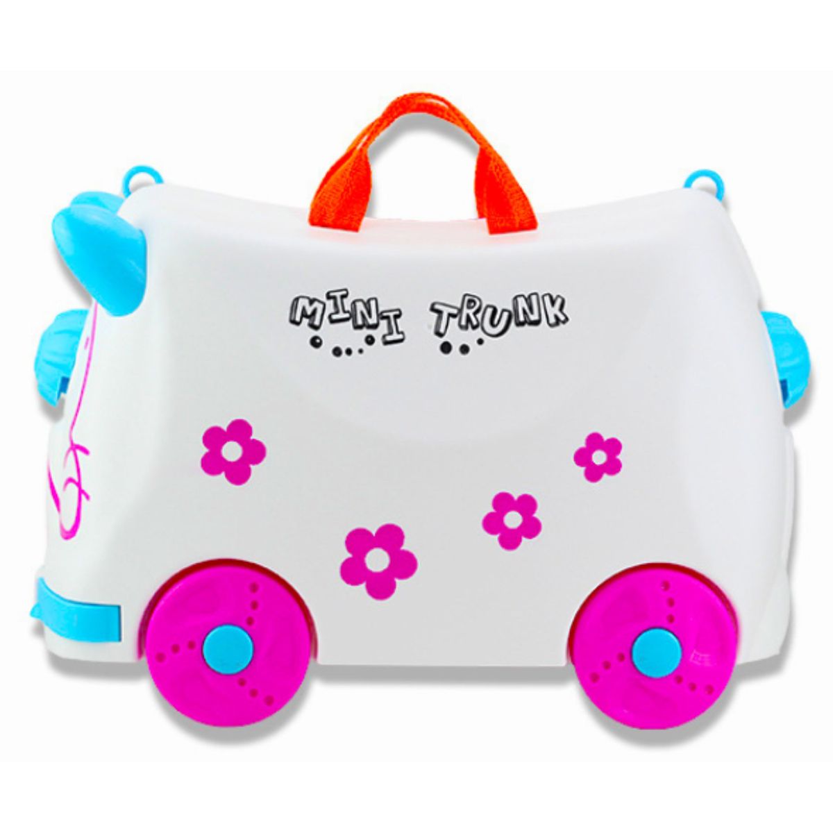 KIDSCOOL - Maleta blanco con ruedas Kidscool