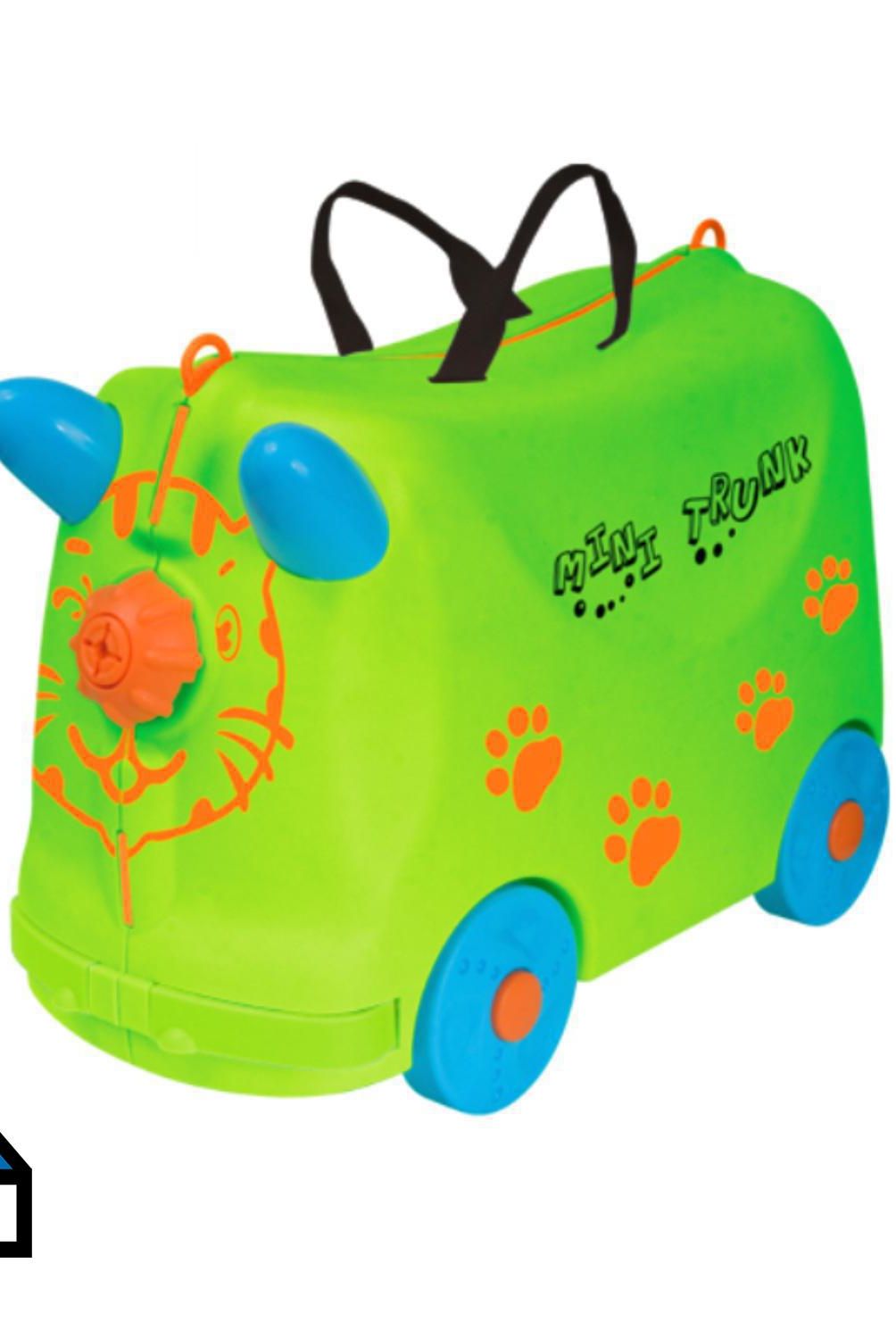 KIDSCOOL - Maleta verde con ruedas Kidscool