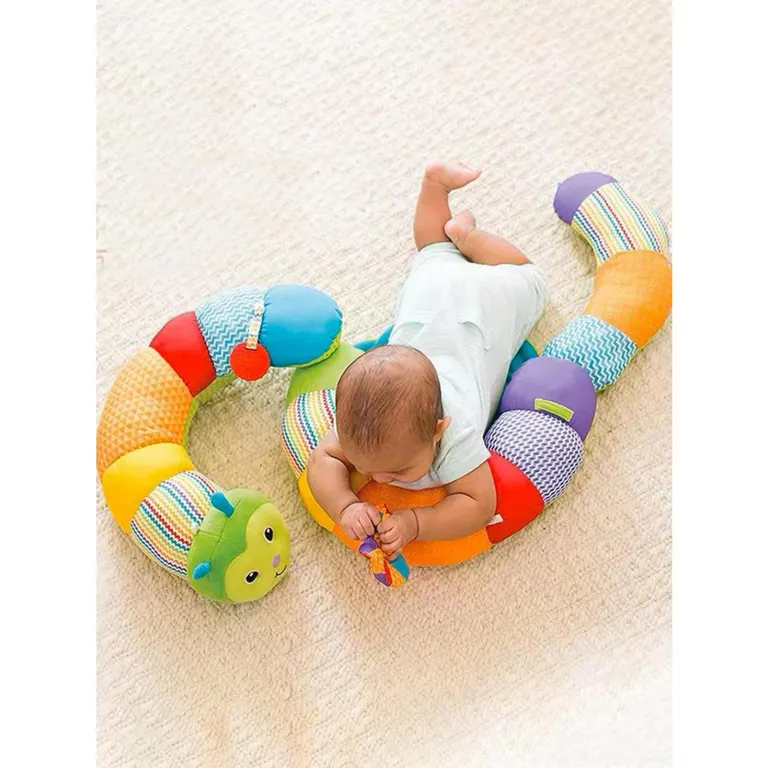 Cojín Estimulador Sensorial Bebé 50x24x50 cm Multicolor