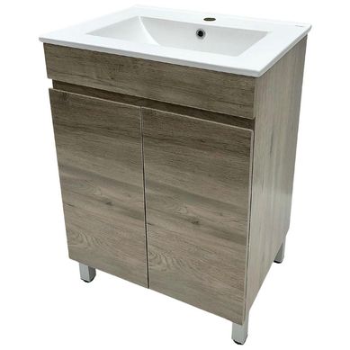 Mueble vanitorio 60x46x85 cm ceniza