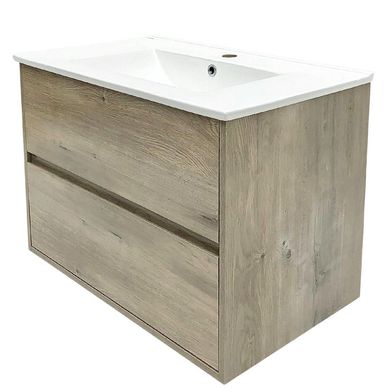 Mueble bao lavamanos 75x46x54 cm ceniza