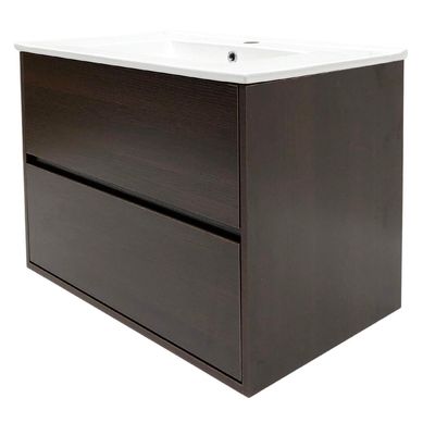 Mueble bao lavamanos 75x46x54 cm chocolate