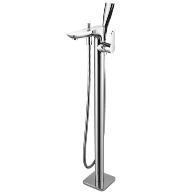 Grifo tina de pie con ducha fono cromo