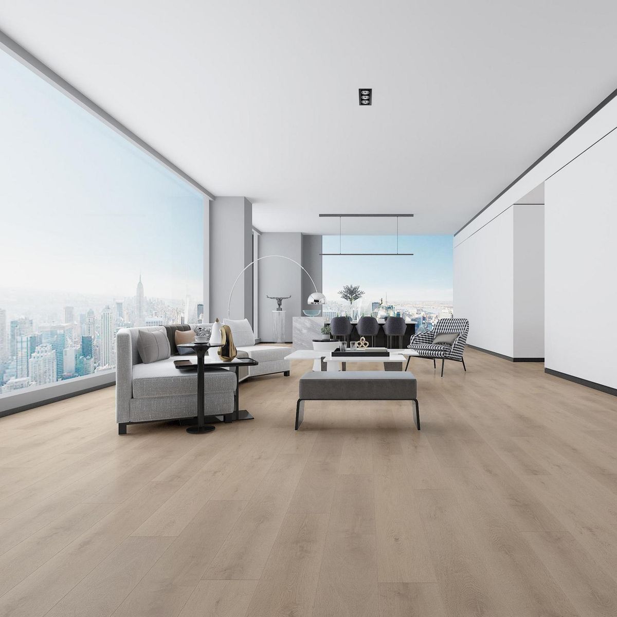 KLIPEN - Piso Flotante 8 mm Dorian Ceniza 1.9 m2