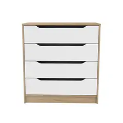 CIC - Cómoda 4 Cajón(es) Olmo 80x85x45 cm Café