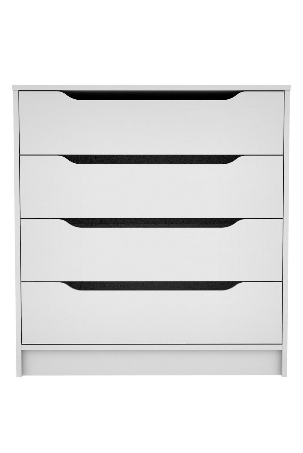 CIC - Cómoda 4 Cajón(es) 4 cajones 80x85x45 cm Blanco