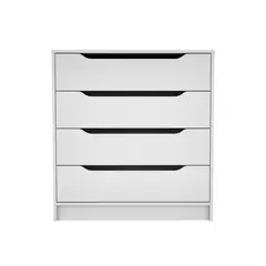 CIC - Cómoda 4 Cajón(es) 4 cajones 80x85x45 cm Blanco