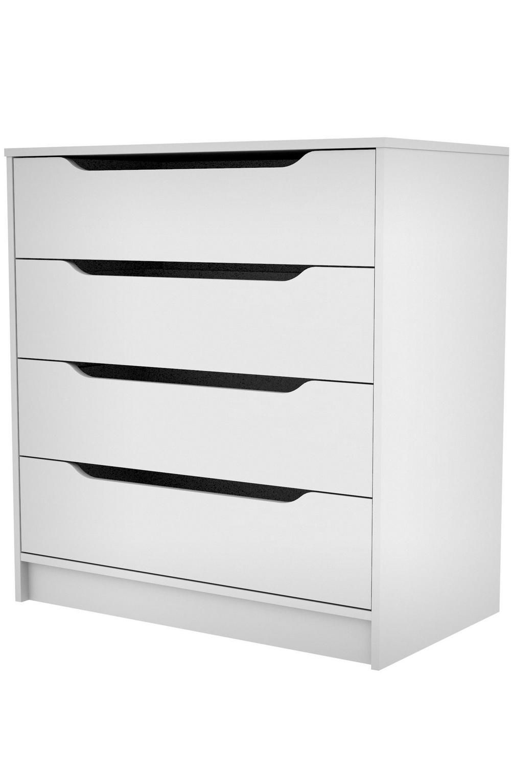 CIC - Cómoda 4 Cajón(es) 4 cajones 80x85x45 cm Blanco