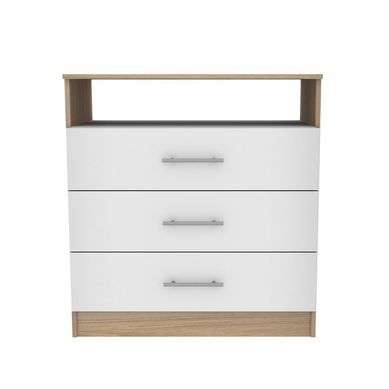 Cmoda TV Atria 3 cajones olmo-blanco