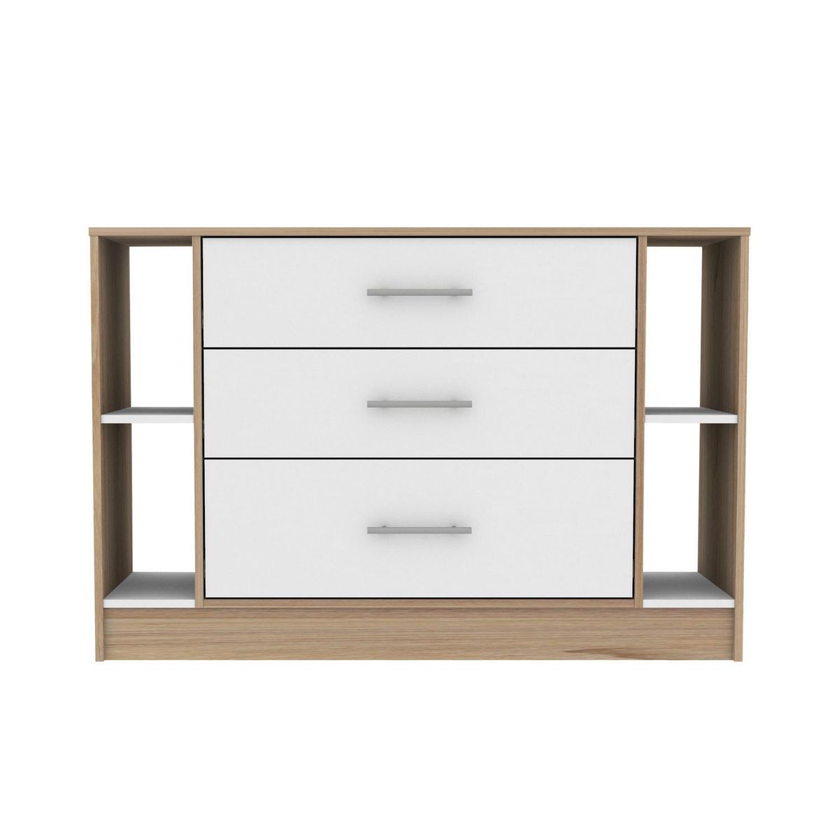 CIC - Cómoda 3 Cajón(es) Rigel 120x80x38 cm Café