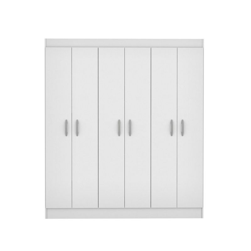 CIC - Clóset Laredo 6 Puerta(s) 3 Repisa(s) 180xx38 cm Blanco