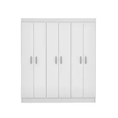 CIC - Clóset Laredo 6 Puerta(s) 3 Repisa(s) 180xx38 cm Blanco