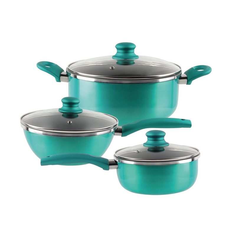 DORAL - Batería de cocina alumino/titanio 6 piezas con wok