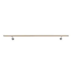 ARTEFERRO - Kit pasamano madera diámetro 45mm 2 metros
