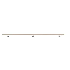 ARTEFERRO - Kit pasamano madera diámetro 45mm 3 metros