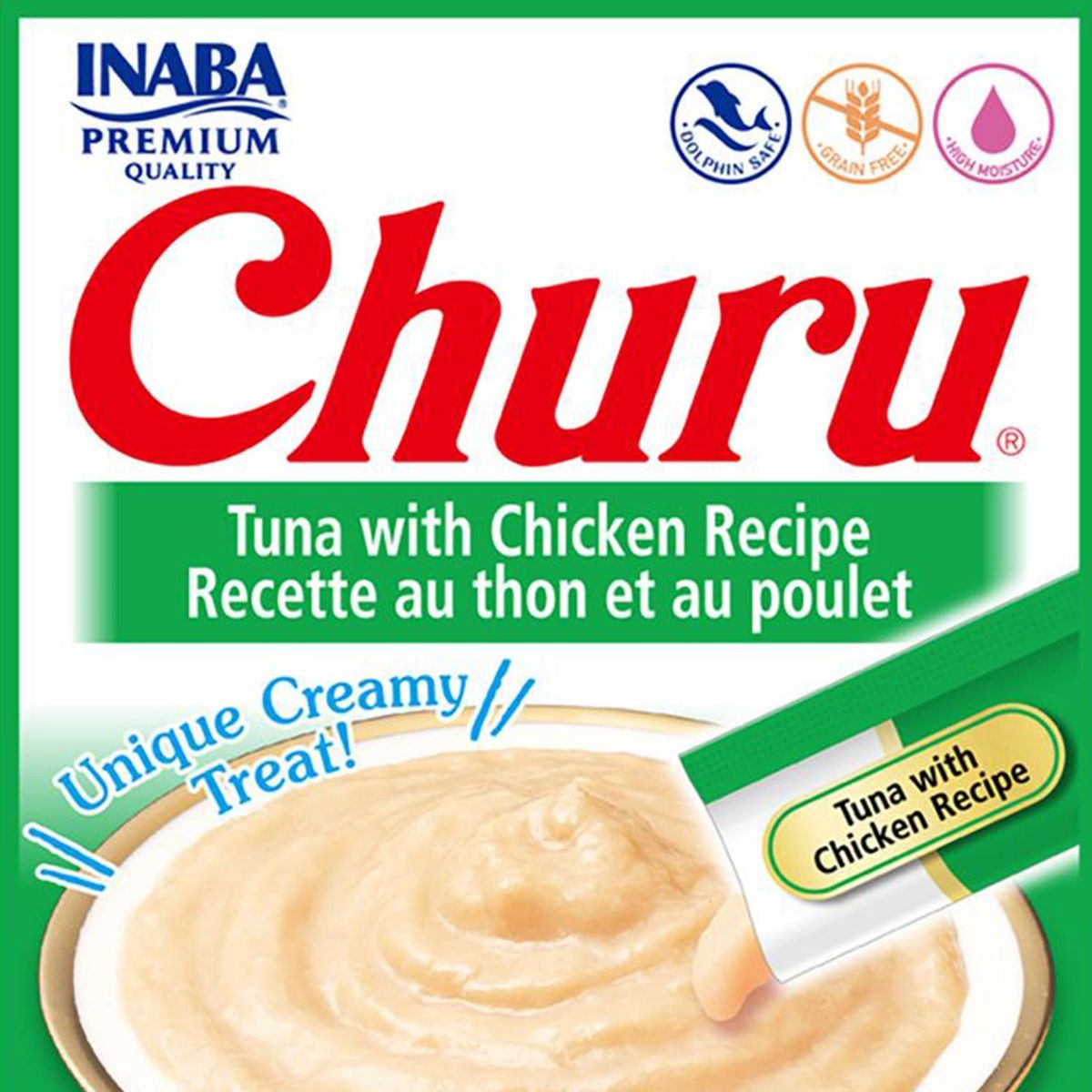 CHURU - Churu snack puré gatos atún con pollo 56 gr