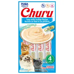CHURU - Snack puré gatos atún con ostión 56 gr