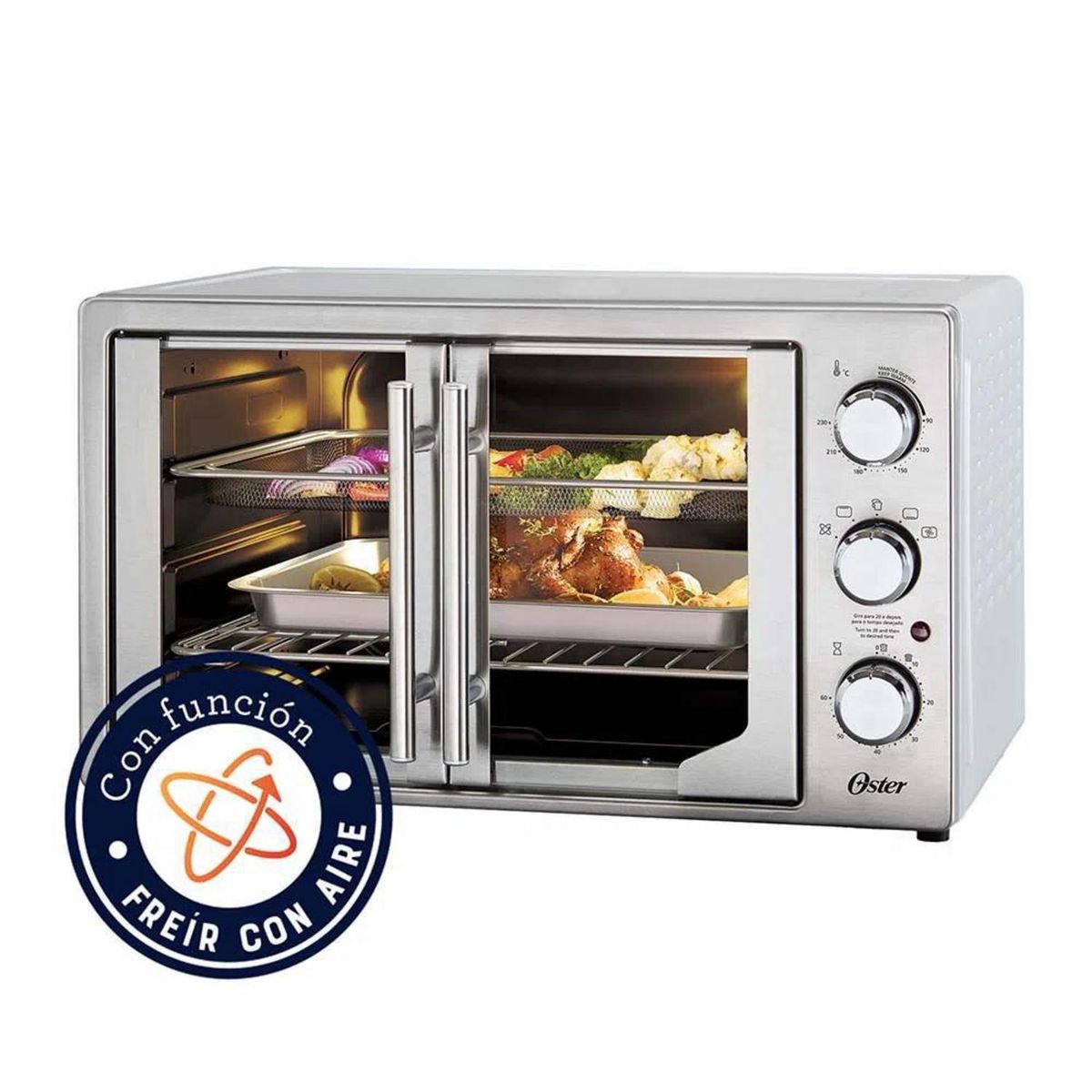 OSTER - Horno french door con air fryer