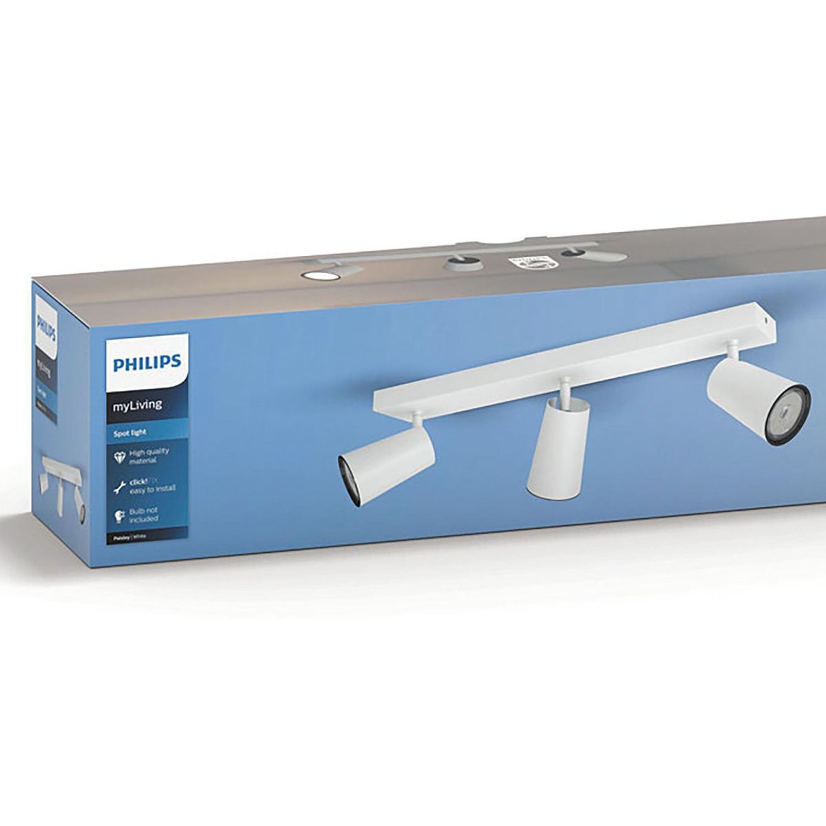 PHILIPS - Foco Spot x3 blanco GU10