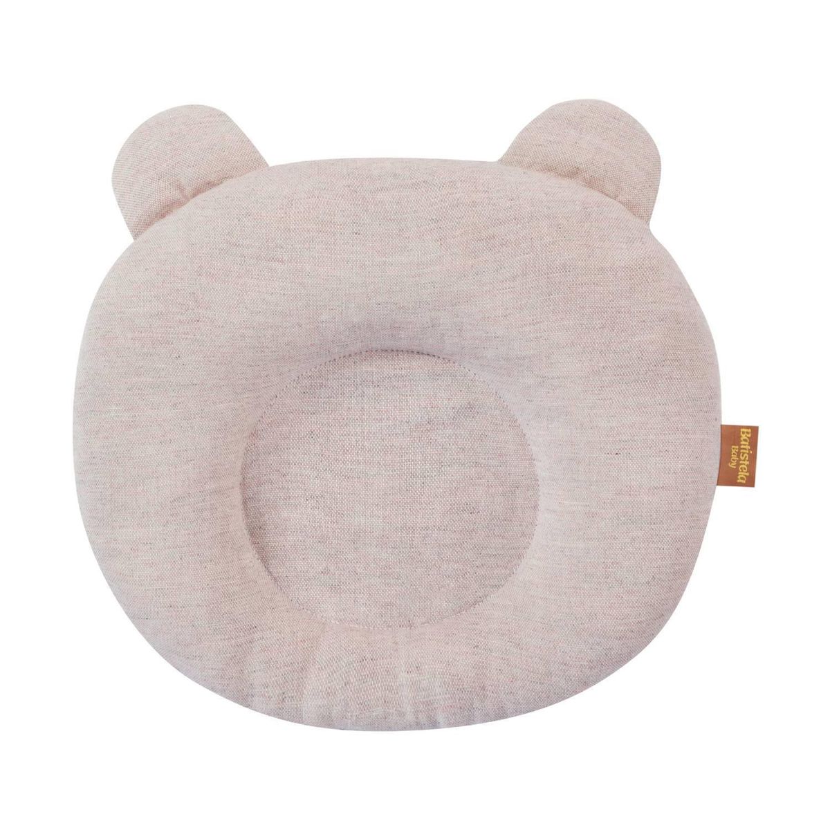 BE DESIGN - Almohada Anatómica Sensity Rosado de Fibra sintética para Bebé 30x4 cm