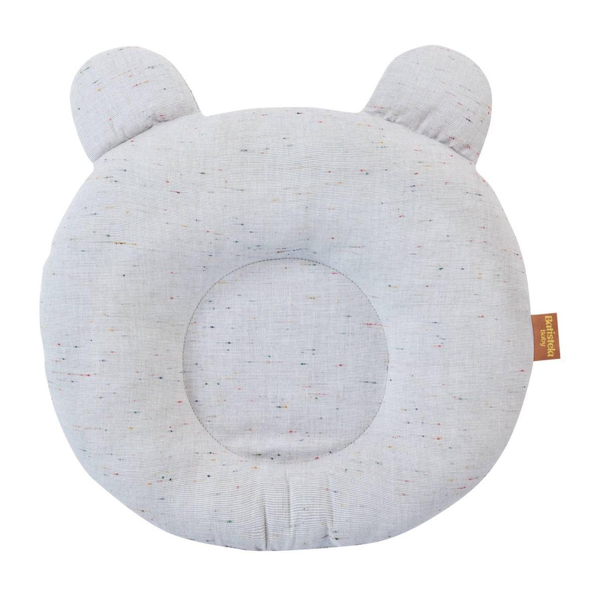 BE DESIGN - Almohada Anatómica Sensity Gris de Fibra sintética para Bebé 30x4 cm