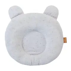 BE DESIGN - Almohada Anatómica Sensity Gris de Fibra sintética para Bebé 30x4 cm