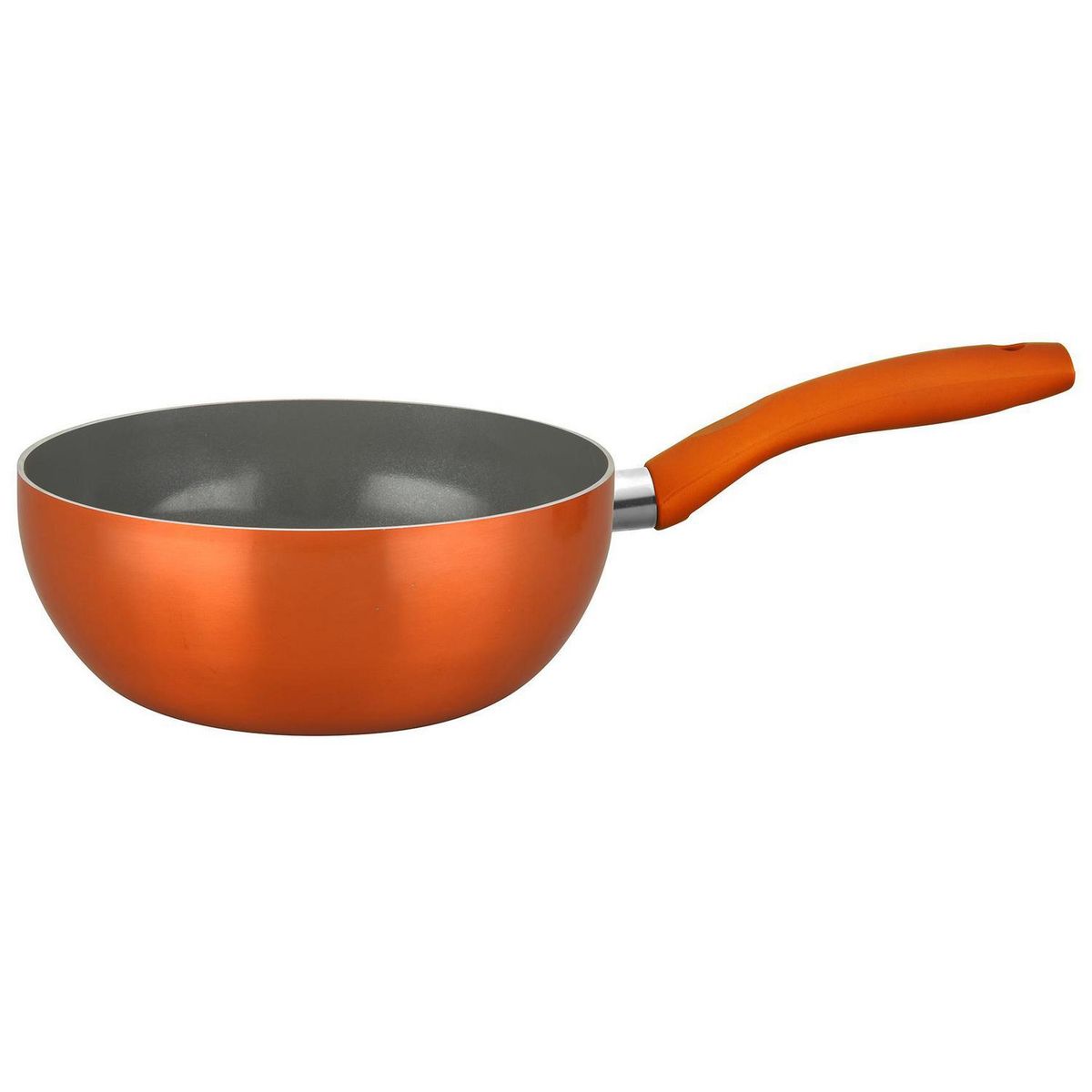 DORAL - Wok con Fondo Titanio 22 cm 1 Piezas Aluminio Montecarlo 