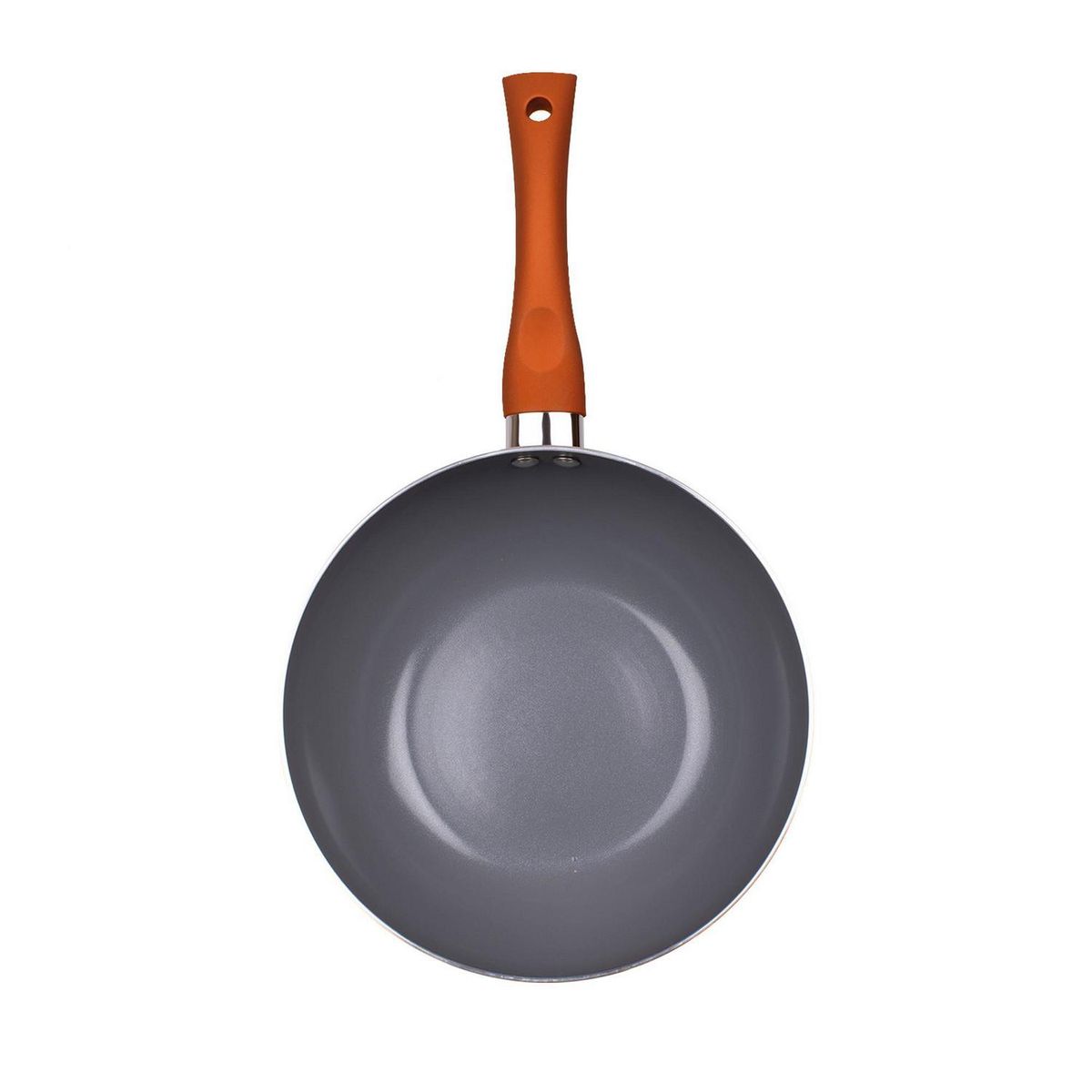 DORAL - Wok con Fondo Titanio 22 cm 1 Piezas Aluminio Montecarlo 