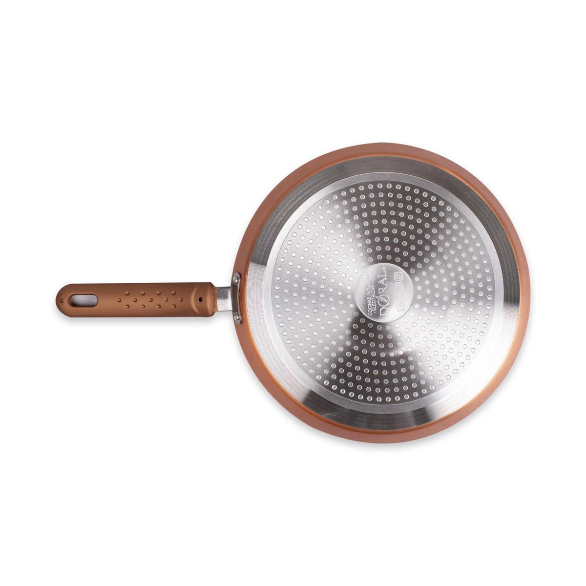 DORAL - Panquequera con Fondo Titanio 26 cm Aluminio Salmón