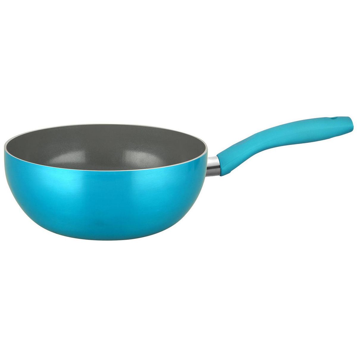 DORAL - Wok con Fondo Titanio 22 cm 1 Piezas Aluminio Montecarlo 