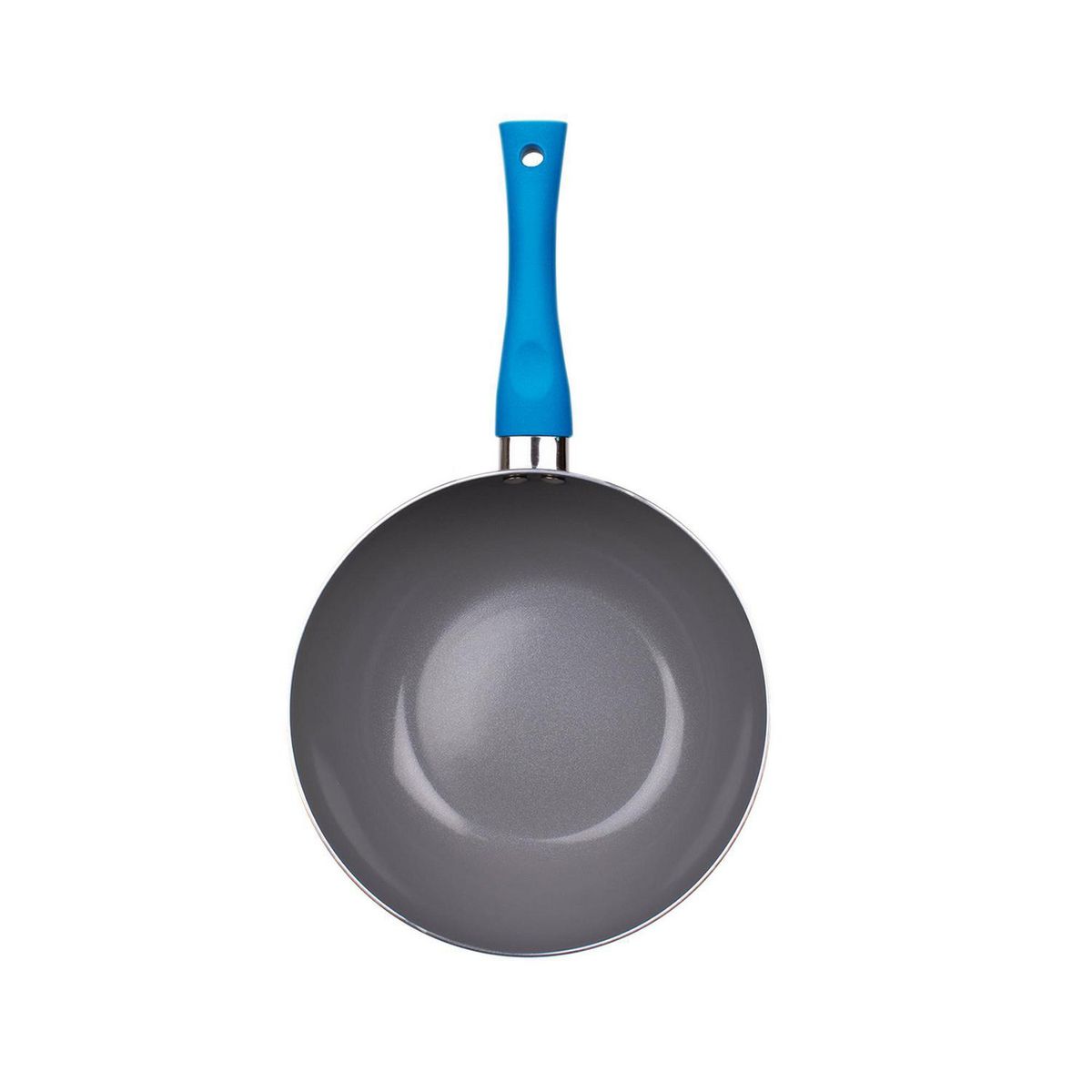 DORAL - Wok con Fondo Titanio 22 cm 1 Piezas Aluminio Montecarlo 