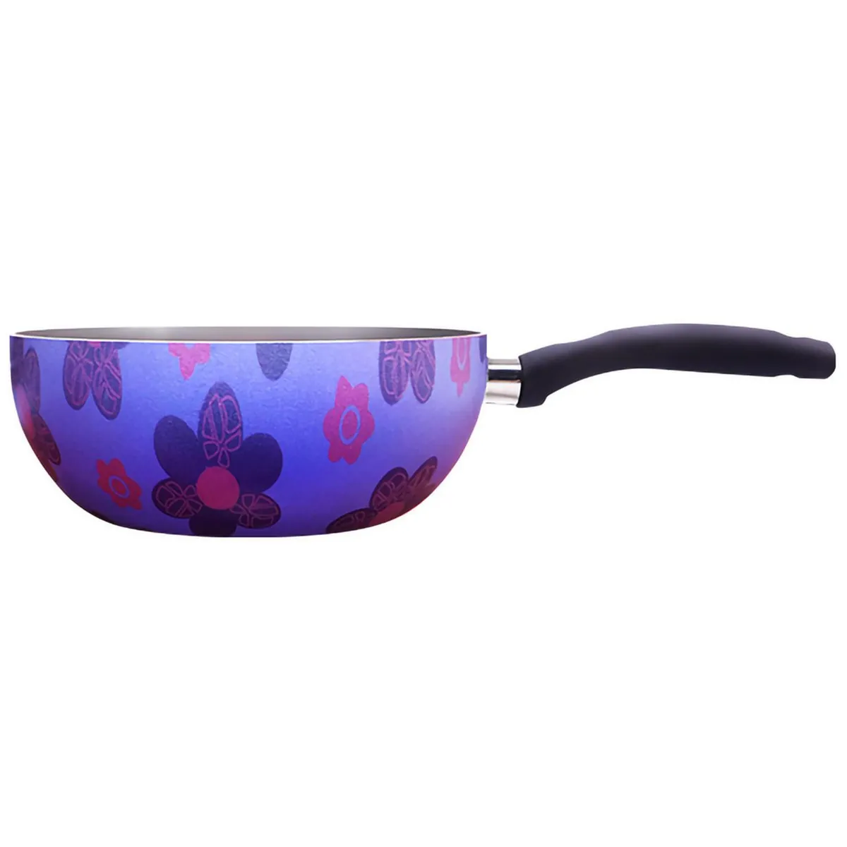 DORAL - Wok con Fondo Titanio 22 cm 1 Piezas Aluminio Happy Colors 