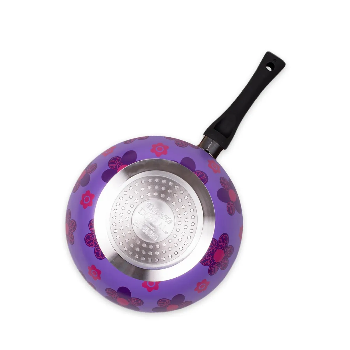 DORAL - Wok con Fondo Titanio 22 cm 1 Piezas Aluminio Happy Colors 