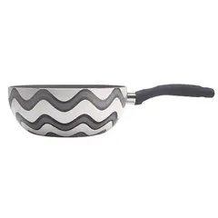 DORAL - Wok con Fondo Titanio 22 cm Aluminio Gris