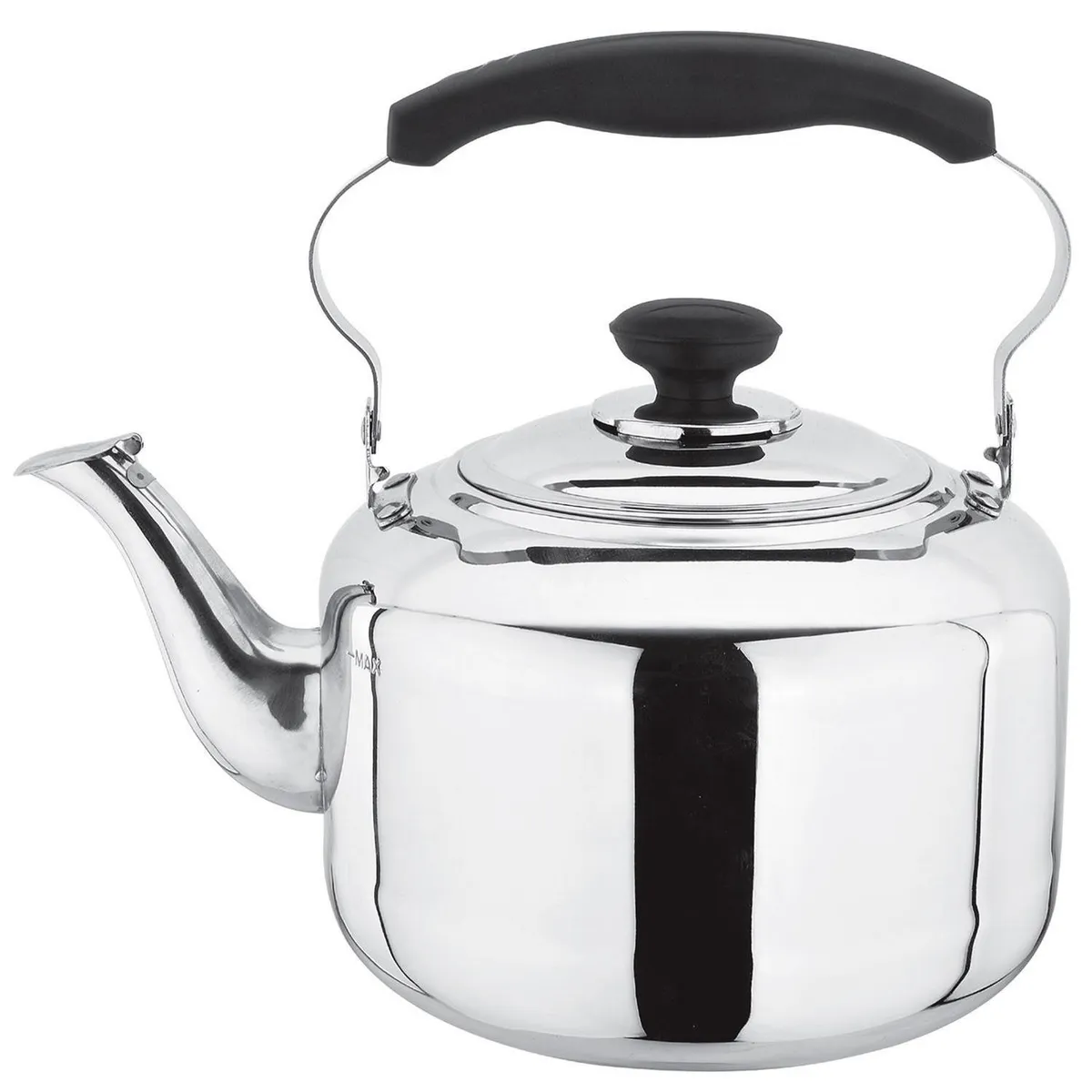 DORAL - Tetera con Pito 5 l Acero Inoxidable Plateado