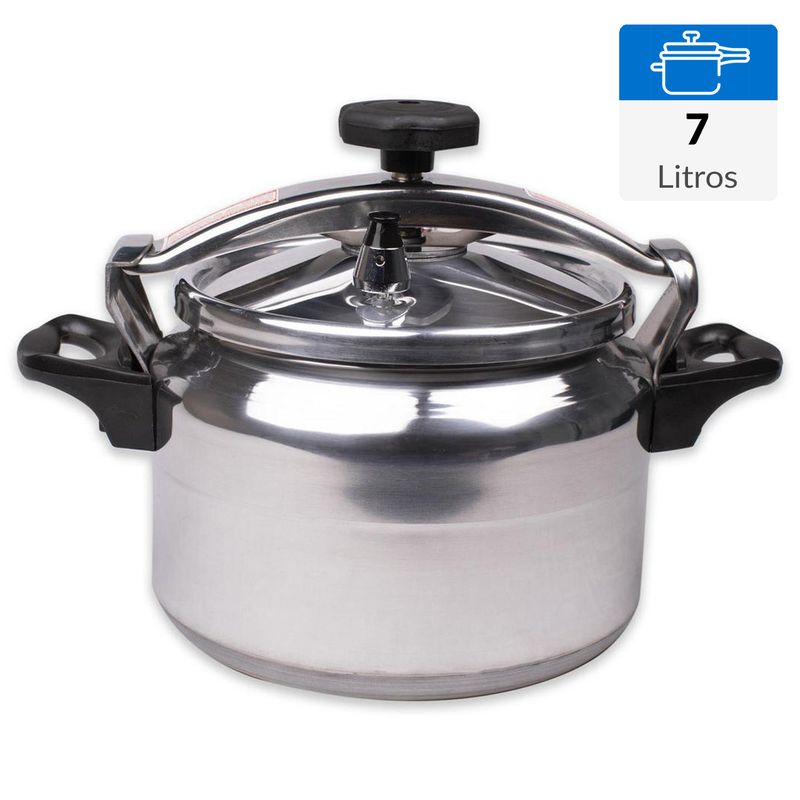 DORAL - Olla a presión 7 Litros Aluminio Fast Cook