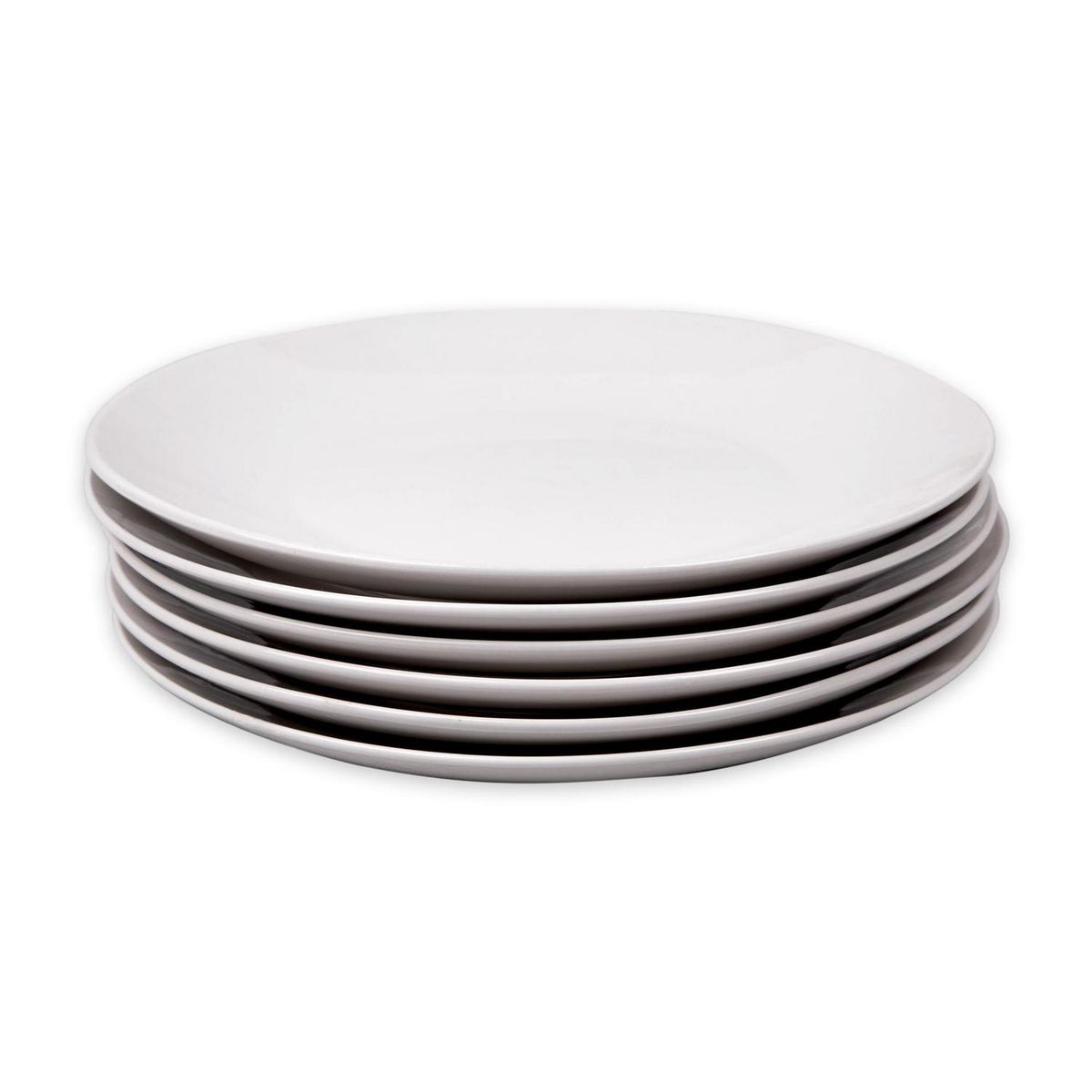 DORAL - Set Platos Base 6 Piezas Porcelana Kitchen Blanco