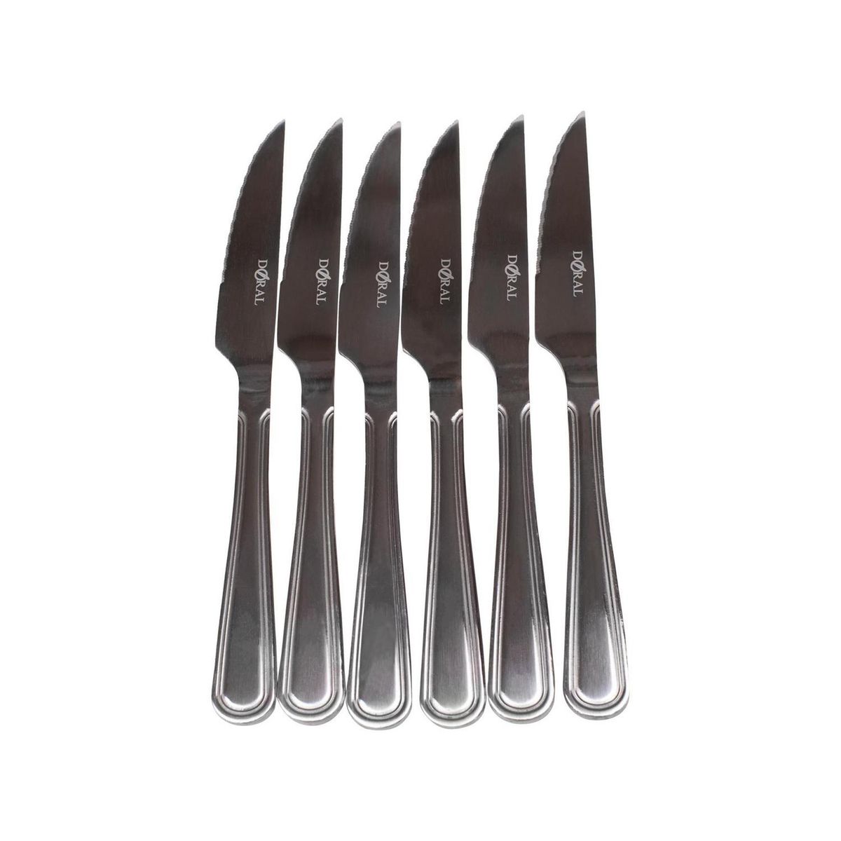 DORAL - Juego de Cuchillos Doral Royal para Carne Inoxidable 6 Piezas