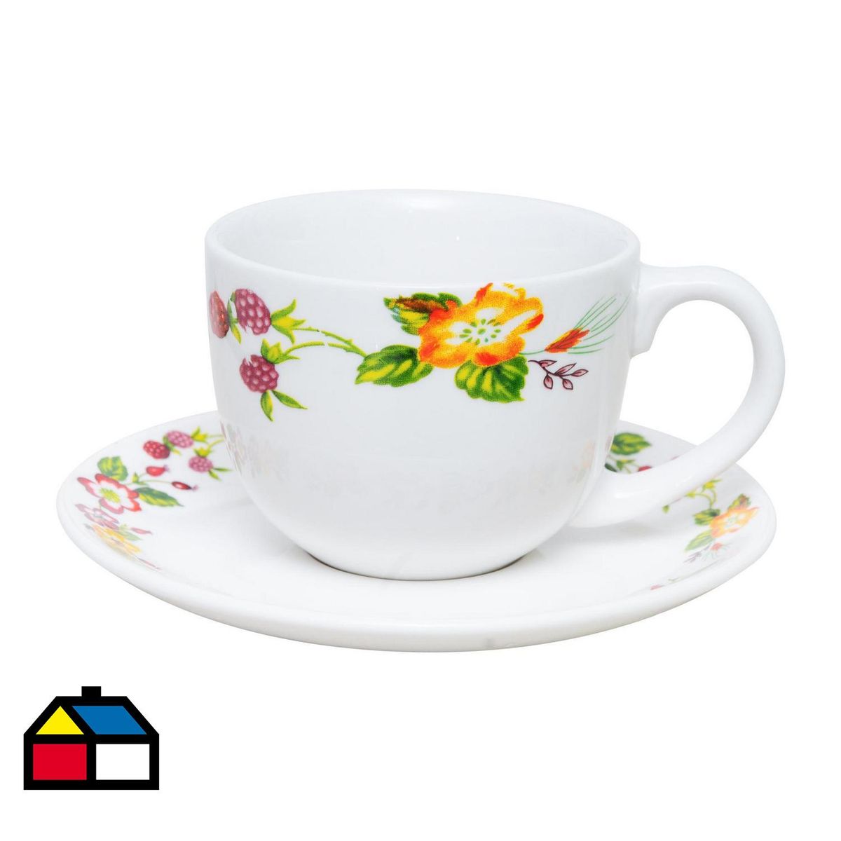 DORAL - Juego De Té Porcelana 12 Piezas Laura