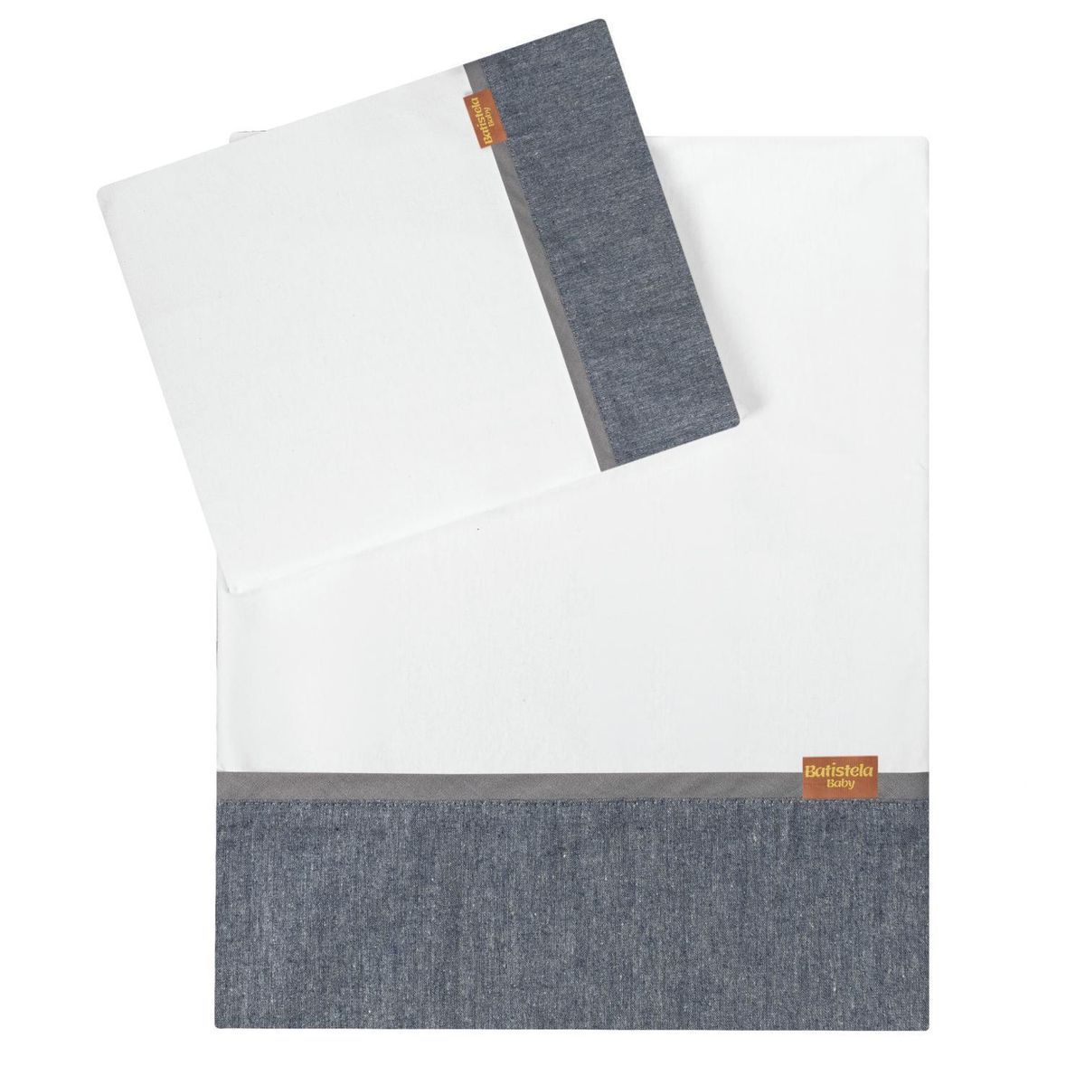 BE DESIGN - Juego de Sábanas Coche/Cuna Kidscool Infantil Jeans