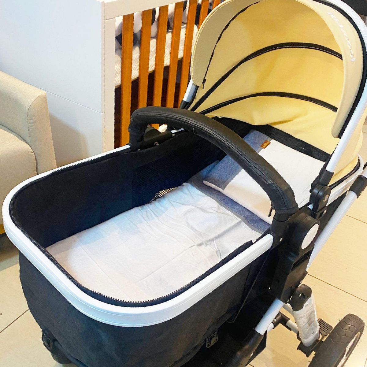 BE DESIGN - Juego de Sábanas Coche/Cuna Kidscool Infantil Jeans