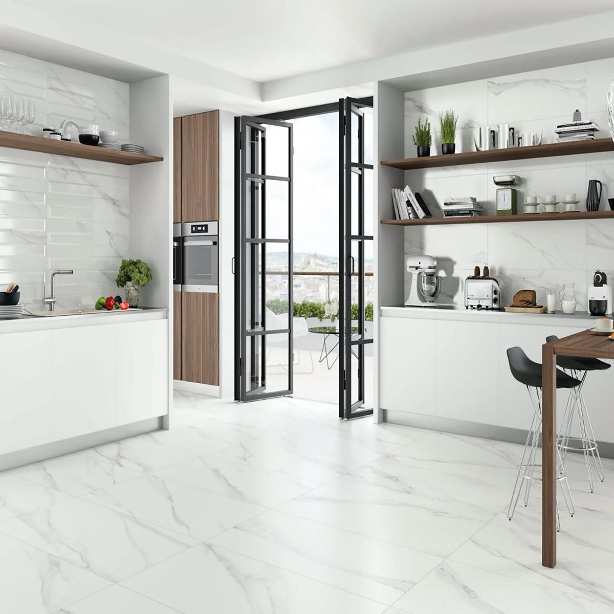 LSTORE - Porcelanato 60x60 cm Carrara Blanco 1.44 m2