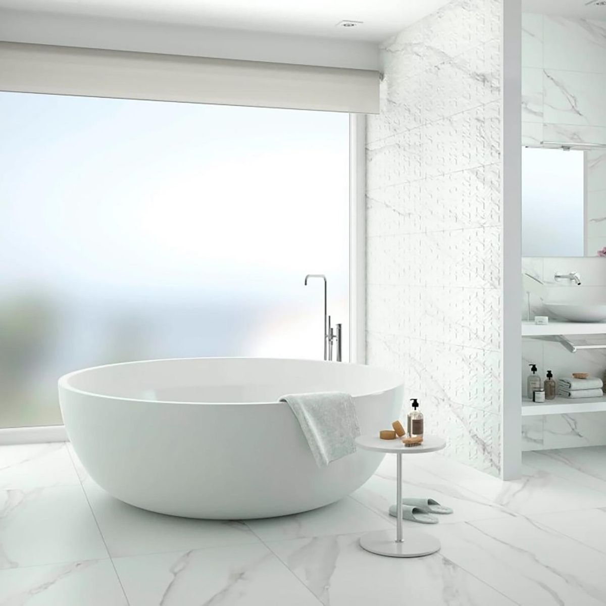 LSTORE - Porcelanato 60x60 cm Carrara Blanco 1.44 m2