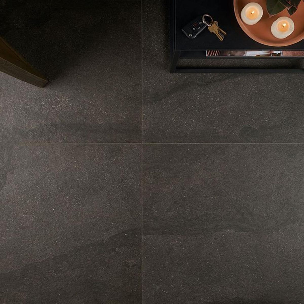 LSTORE - Porcelanato 60x60 cm Antracita Gris oscuro 1.44 m2