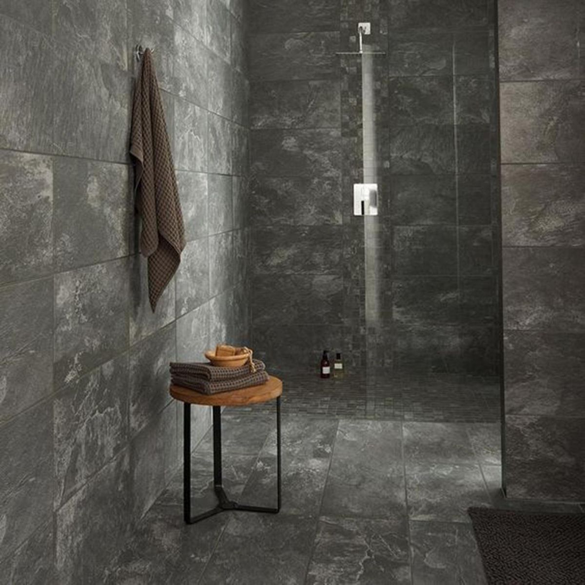 LSTORE - Porcelanato 60x120 cm Antracita Gris oscuro 1.44 m2