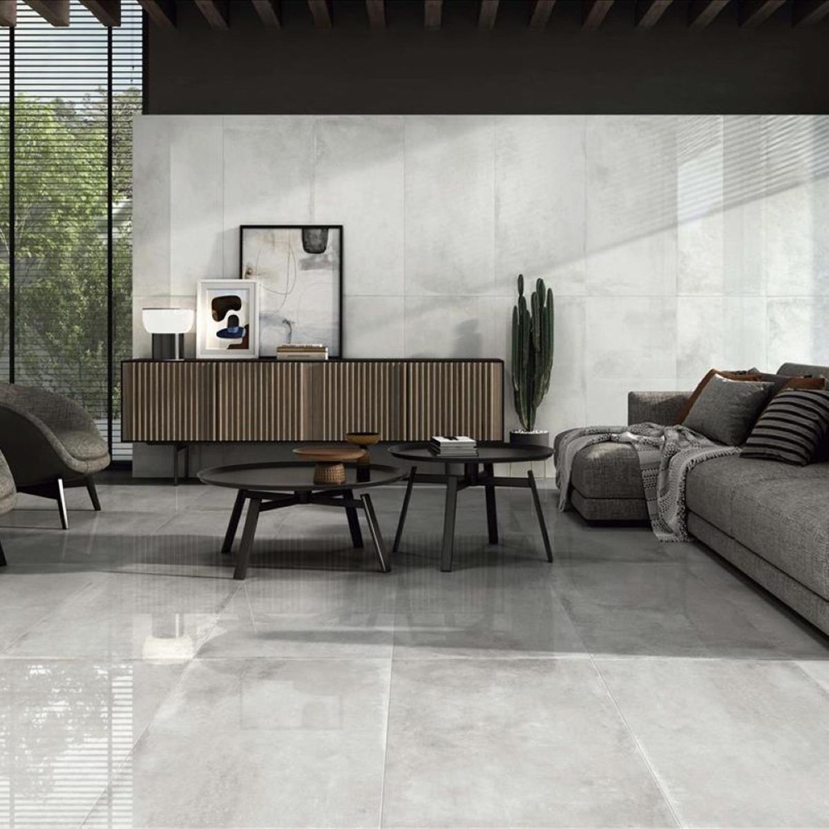 LSTORE - Porcelanato 60x120 cm Porcelanato Gris 1.44 m2