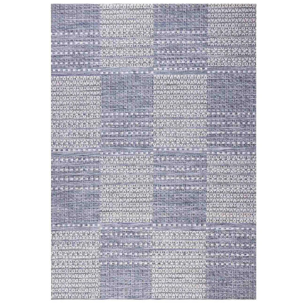 DIB - Alfombra Moody 160x230 cm Polipropileno Azul/Gris