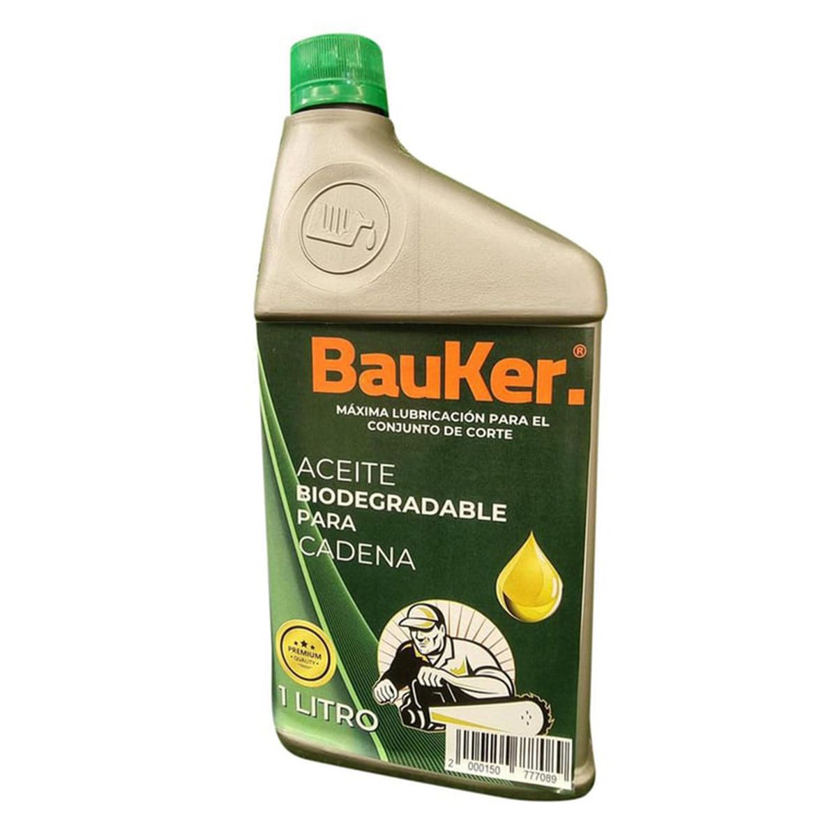 BAUKER - Aceite de cadena biodegradable - 1L