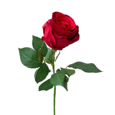 Rosa artificial 70 cm rojo