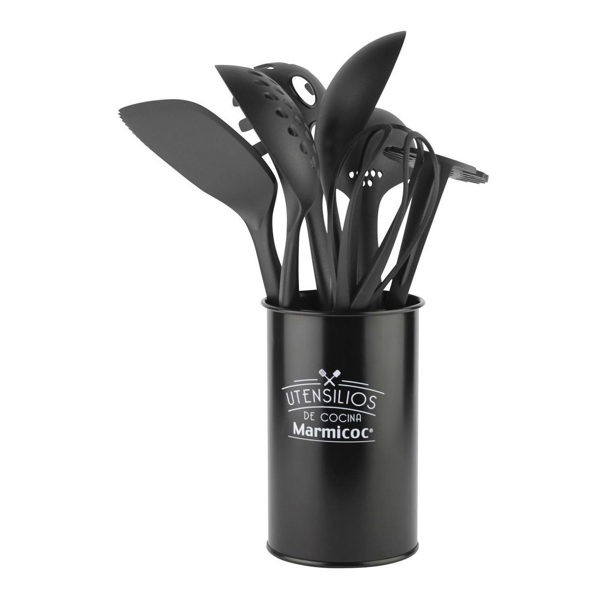 MARMICOC - Set de 8 Utensilios Cocina Marmicoc con Bowl Contenedor